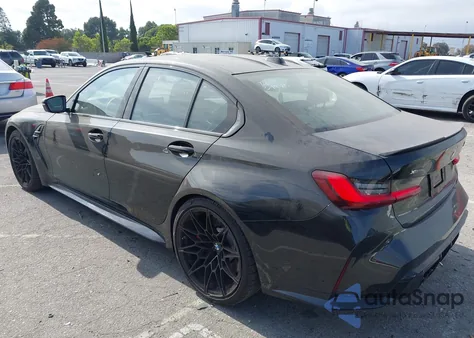 2023 BMW M3 Competition xDrive z USA, uszkodzony, nr VIN WBS43AY00PFP65177